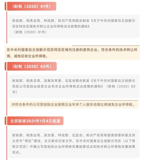 北京税收洼地新政落地 试点鼓励创投长期投资与技术转让，激发创新活力